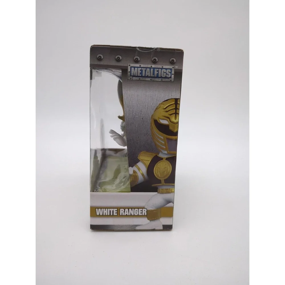 Jadatoys Metalfigs Mighty Morphin Power Rangers White Ranger GameStop Exclusive